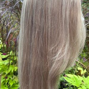 Elegant 18” Hair Topper 100% Human hair by UniWigs